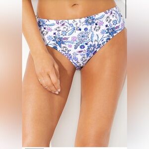 Floral Hipster swim brief